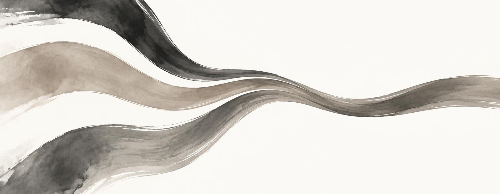 Abstract illustration of three paths converging into one balanced flow